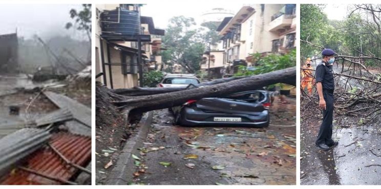 മുംബൈയേയും അയല്ജില്ലകളെയും വിറപ്പിച്ച് നിസർഗ: മഹാരാഷ്ട്രയില് മൂന്ന് മരണം. മുംബൈയേയും അയല്ജില്ലകളെയും വിറപ്പിച്ച് നിസർഗ: മഹാരാഷ്ട്രയില് മൂന്ന് മരണം.