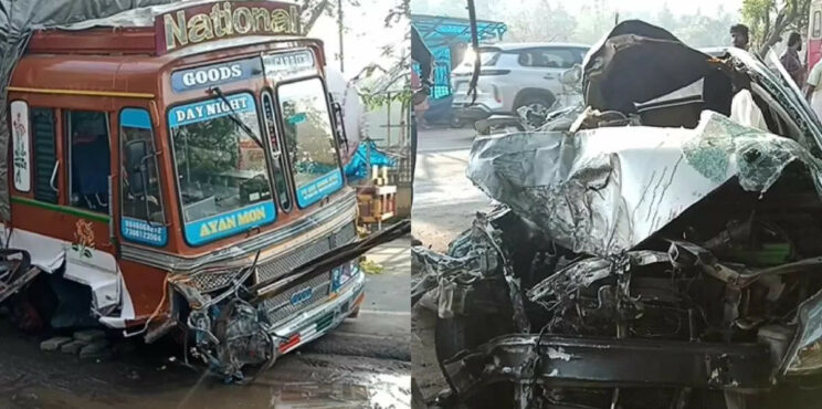 വിനോദയാത്ര പോയി മടങ്ങിവന്ന ആറംഗസംഘം അപകടത്തില്‍പ്പെട്ടു,രണ്ട് യുവാക്കള്‍ മരിച്ചു