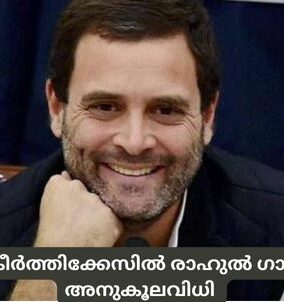 അപകീർത്തിക്കേസിൽ രാഹുൽ ഗാന്ധിക്ക് അനുകൂലവിധി